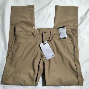 Levi's Men 511 Slim Tech Pants High Stretch Quick Dry UPF50+ Tan 34x32
